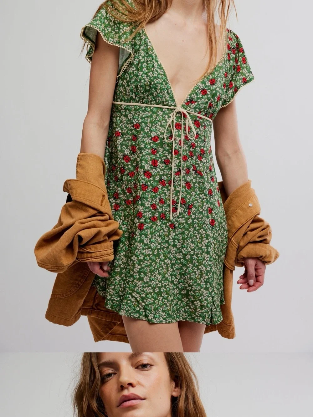 Free People Backroads Mini Dress